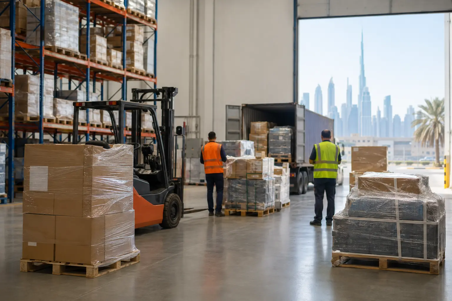 Dubai parsiyel LCL yük konsolidasyon deposu